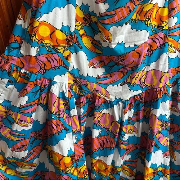 NWT Nooworks MINI Misty Lobster Dream dress with pockets XL - Picture 3 of 6